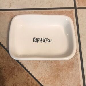 Rae Dunn Fabulous trinket tray beauty room jewelry holder‎